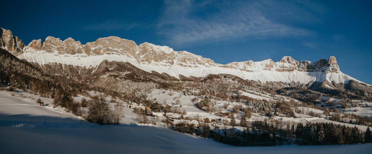 Les chalets de Pré Clos en Vercors Saint-Andéol Exterior foto