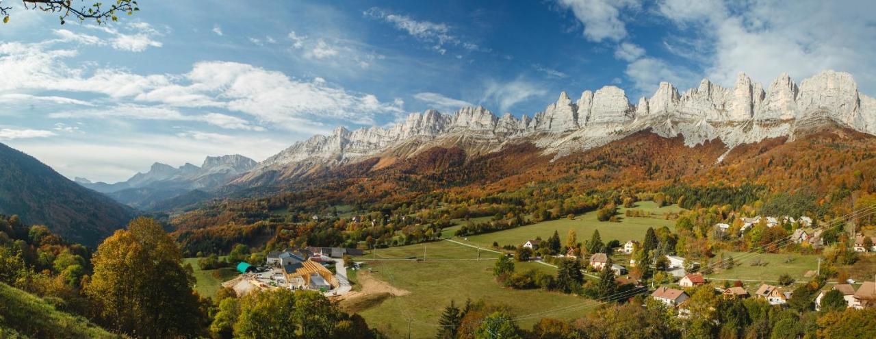 Les chalets de Pré Clos en Vercors Saint-Andéol Exterior foto