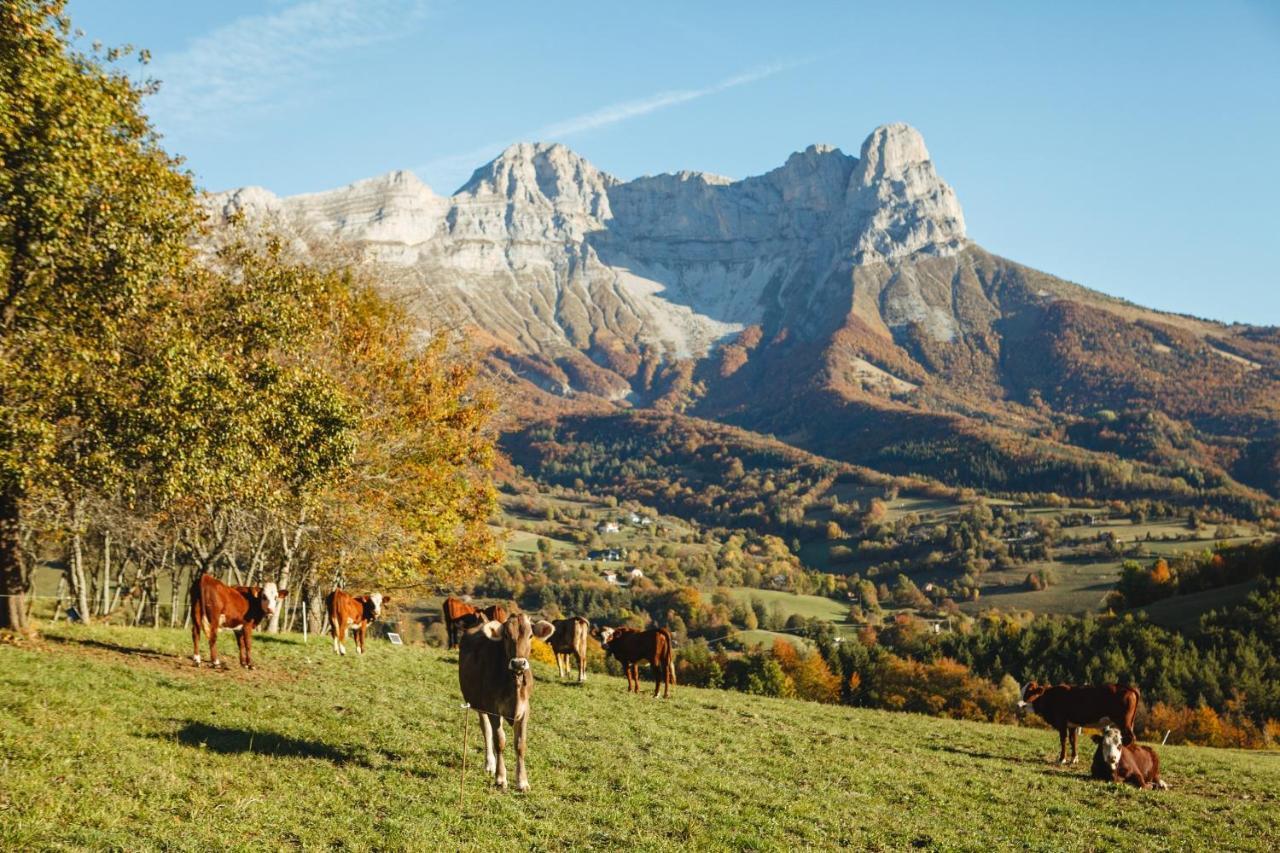 Les chalets de Pré Clos en Vercors Saint-Andéol Exterior foto